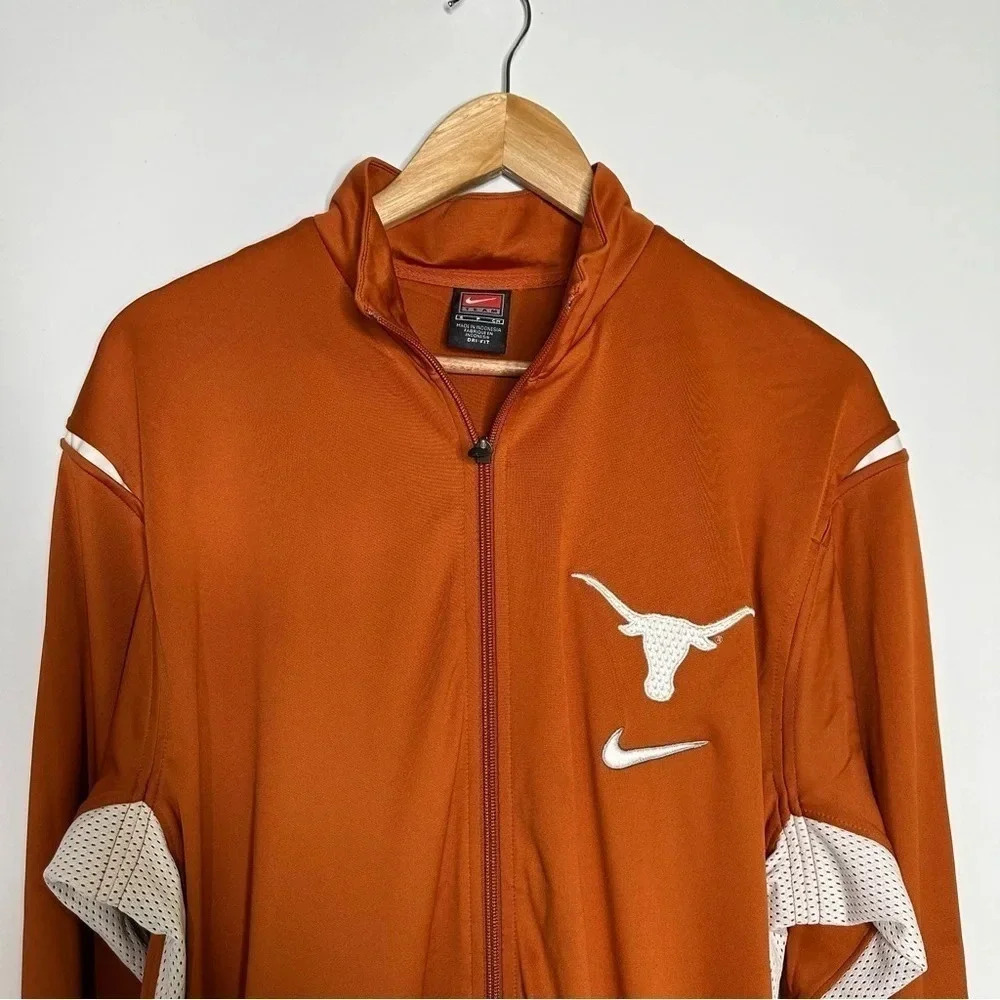 Nike Elite Texas Longhorns Authentic Apparel Full Zip Jacket Size Small - Picture 3 of 9